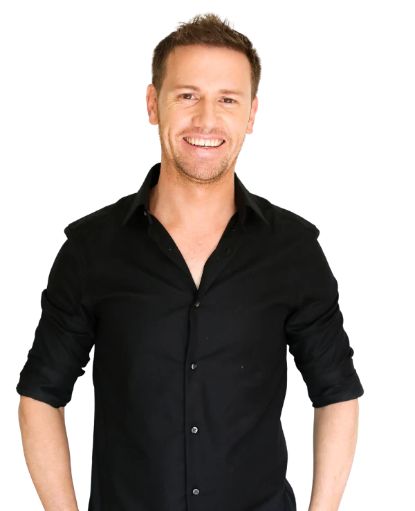 Josh Stanton smiling in a black shirt
